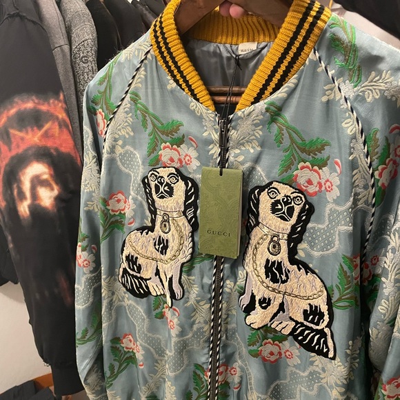 Gucci King Charles Bomber Jacket - Picture 3 of 12